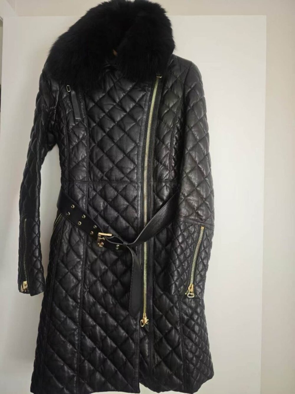 Leather Coat Small